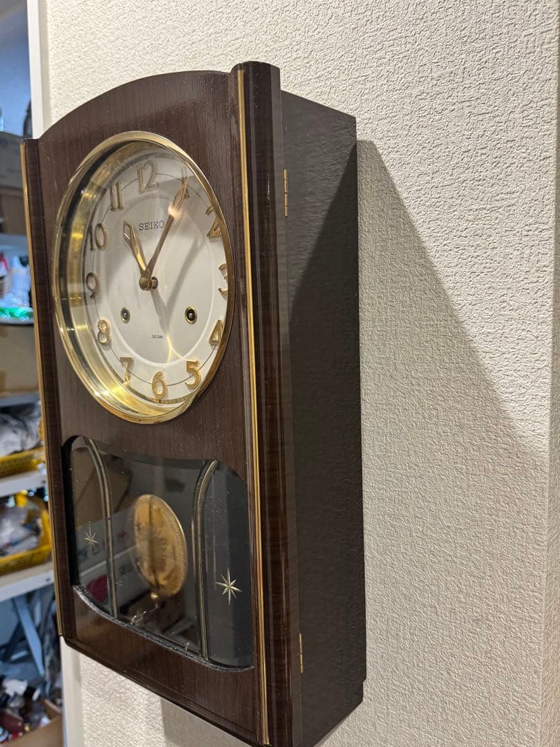 SEIKO 30日巻 ゼンマイ時計 機械時計 箱時計 4P404 ジャンク品 - メルカリ