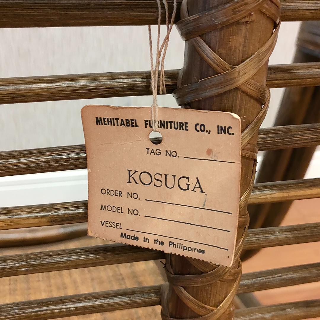 希少 KOSUGA MEHITABEL コスガ アジアン家具 1人掛けソファ - メルカリ