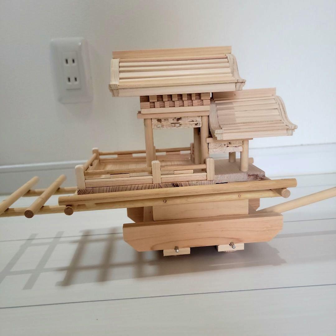 だんじり【地車】ミニだんじり ☆今だけ獅噛プレゼント - メルカリ