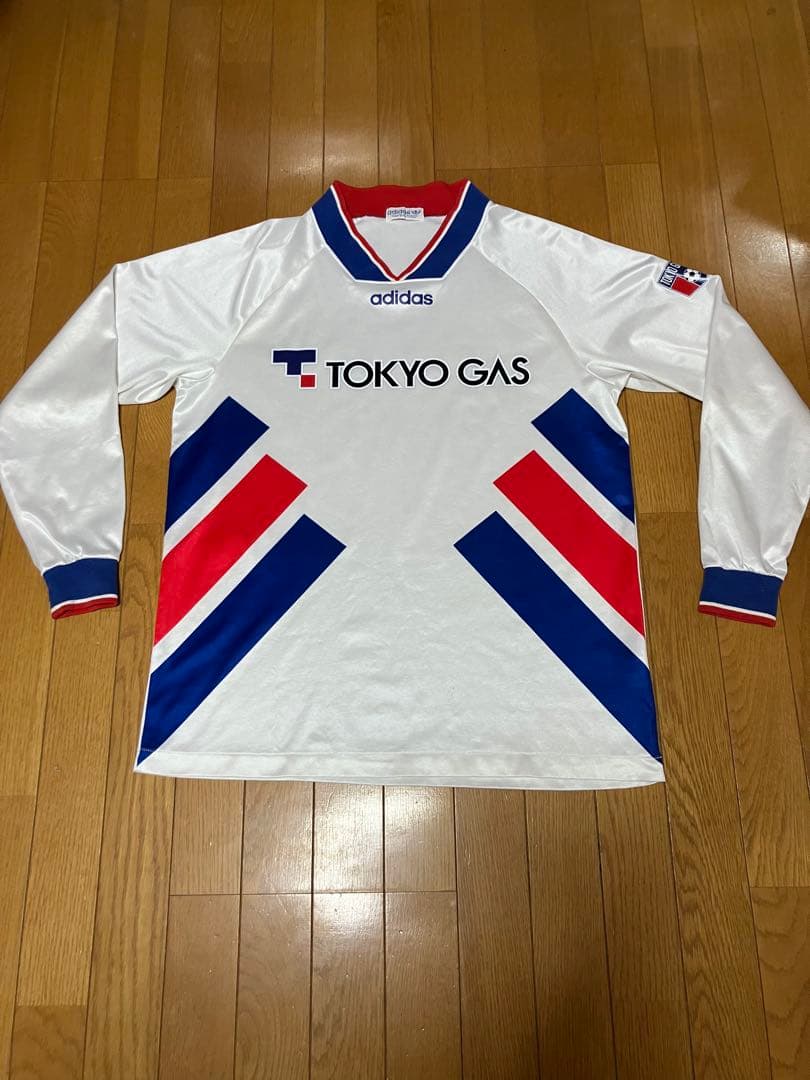 激レア】90年代前半東京ガスサッカー部（FC東京）選手支給長袖ユニフォーム
