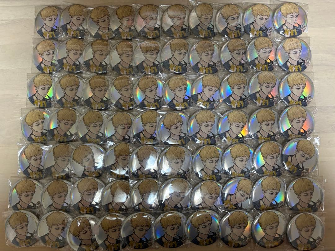 月島蛍 缶バッジ 東京遠征2013夏 70個 まとめ売り 月島蛍 65mm缶バッジ Ver.2.0 [ハイキュー!!] | キャラクター公式