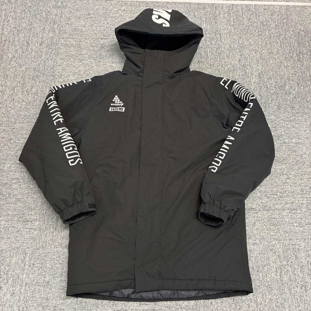 svolme発熱中綿ウォーマー上のみブラックLサイズ svolme発熱中綿ウォーマー上のみブラックLサイズ