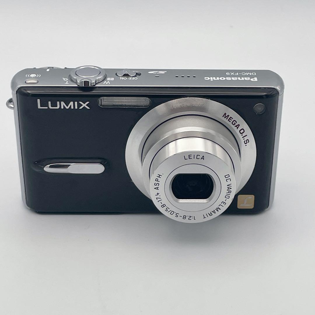 良品】Panasonic LUMIX DMC-FX9 ブラック ライカレンズ