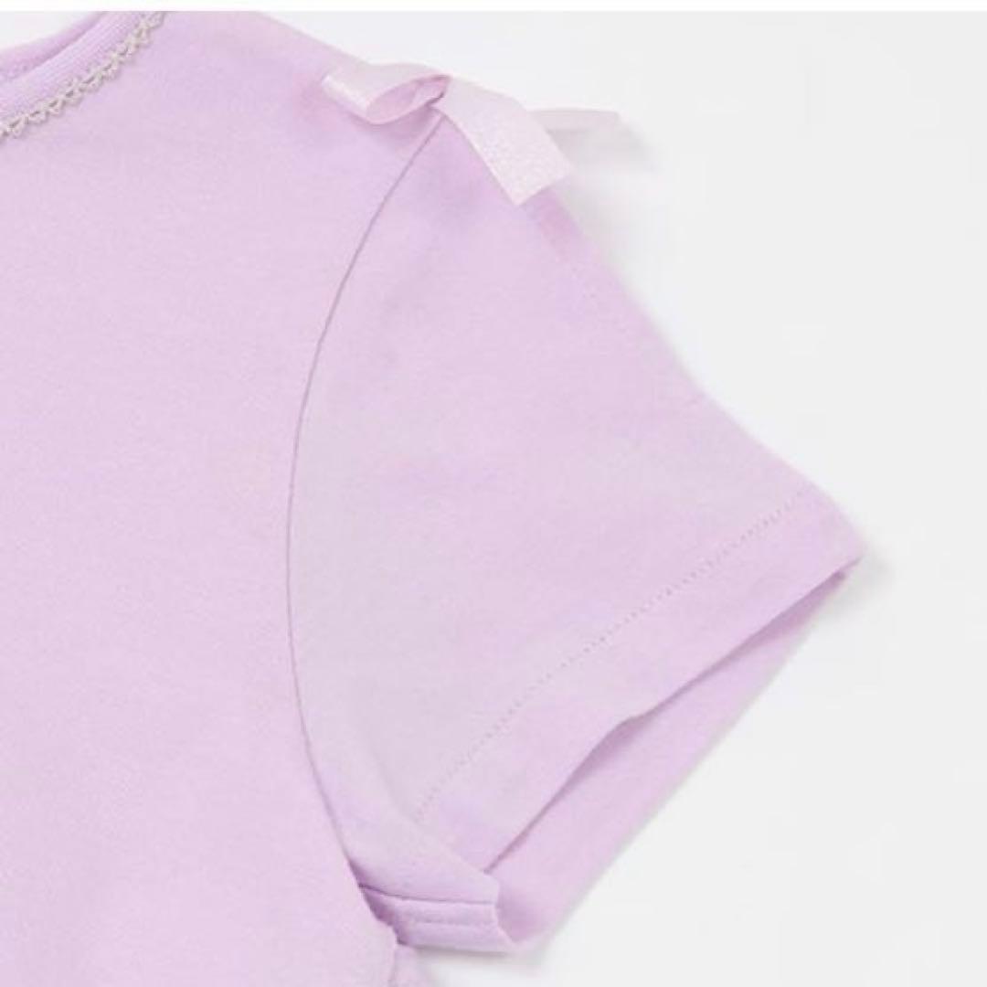 メゾピアノ シェル柄 切替カットワンピース 130 - メルカリ