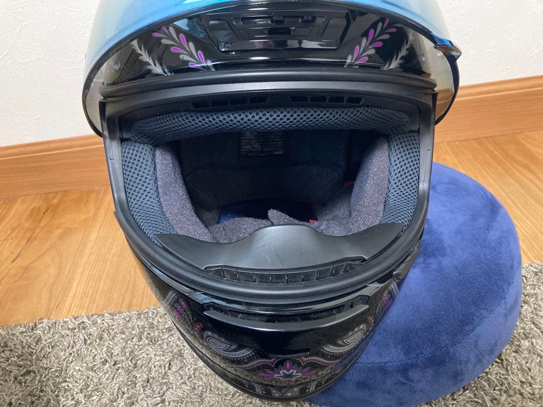 shoei z7 フルフェイスヘルメット ペイズリー柄 美品 - メルカリ