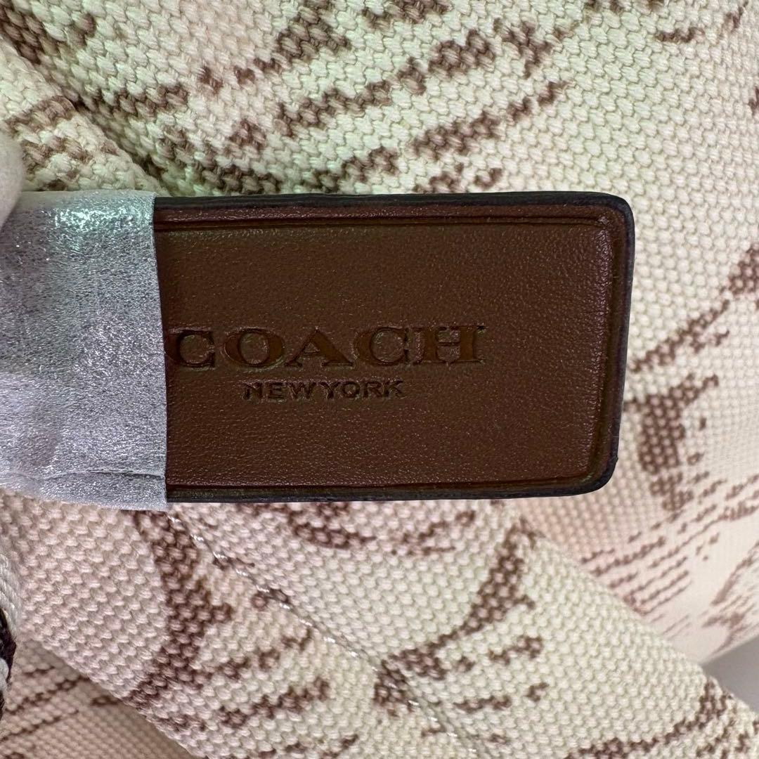 COACH】 タグ有り カーゴ バックパック アイボリー デニム