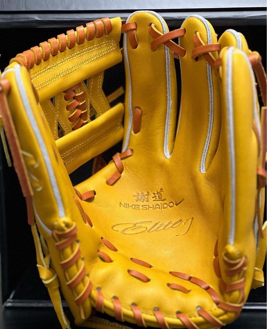 日本製 激レア NIKE 硬式グローブ内野手用 SHADO ELITE 謝道 - メルカリ