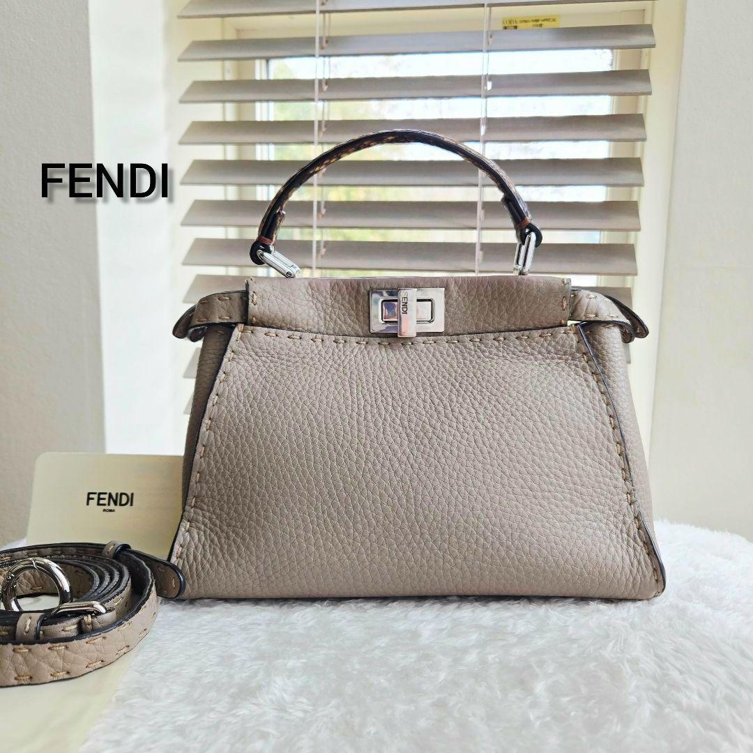 ⭐FENDI⭐ フェンディ ピーカブー ミニ ダブグレー ハンドバッグ 楽天市場】フェンディ ダブグレーの通販