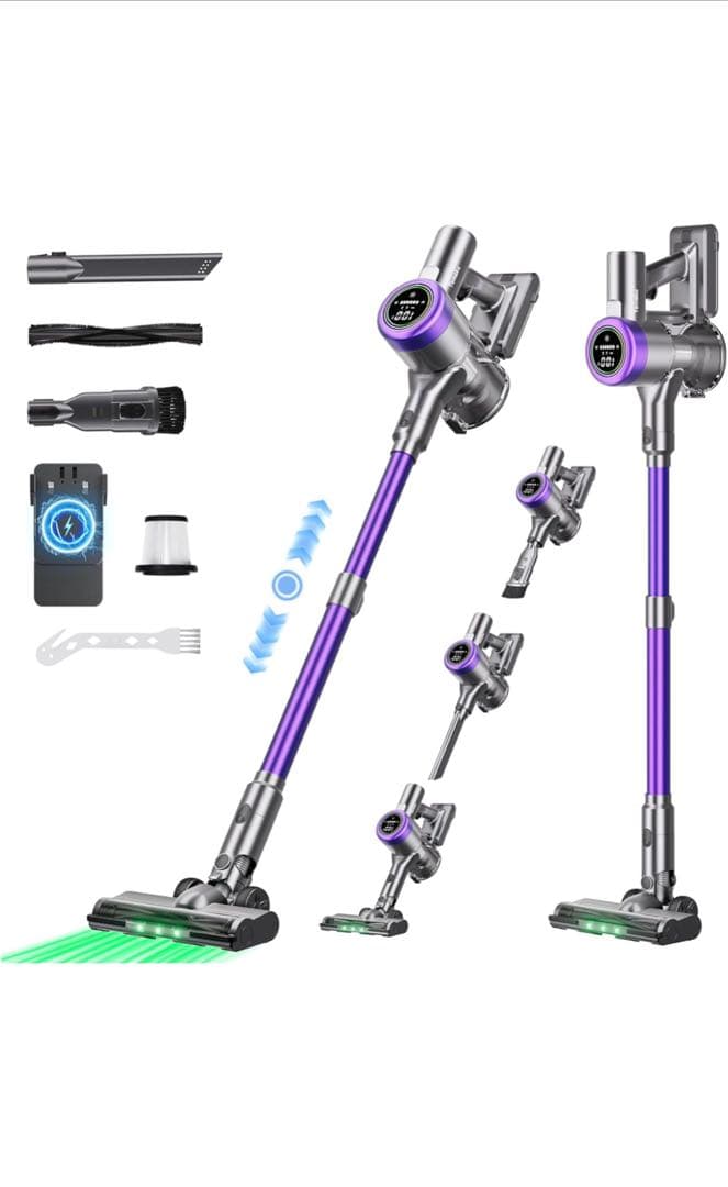 掃除機 コードレス90KPa超強力吸引・65分連続稼働自立式・低騒音・AI汚れ自 Amazon | 掃除機 コードレス 【55000pa超強力吸引！】60分連続稼働