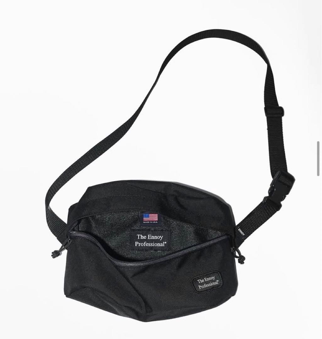 新品未開封　ENNOY WAIST BAG 黒　スタイリスト私物　エンノイ 新品未開封 ENNOY WAIST BAG 黒 スタイリスト私物 エンノイ ENNOY