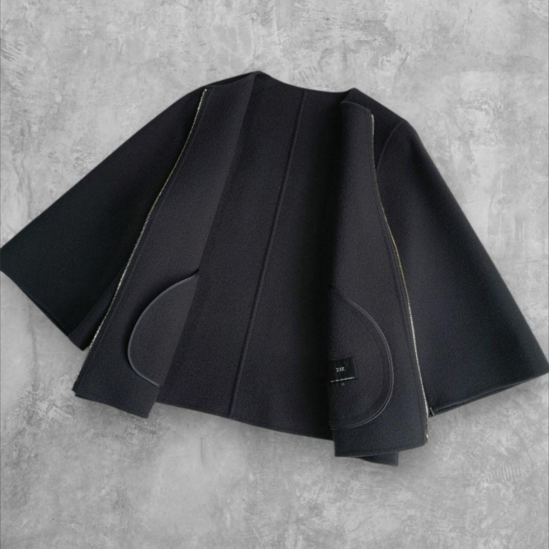 美品 23区 ウールリバー ケープジャケット 23AW 完売品 S - メルカリ