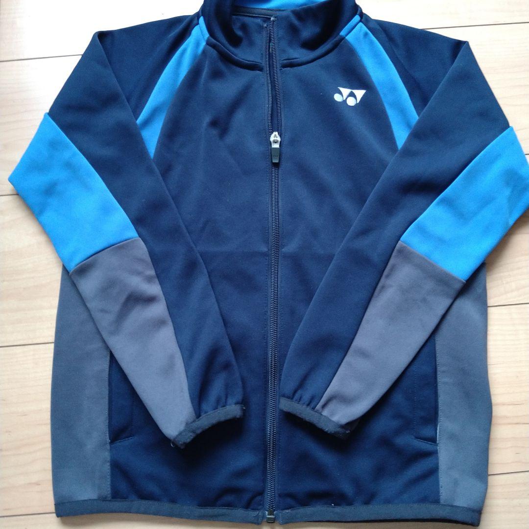 YONEX ジャージ上下セット ジュニア120サイズ ネイビー/ブルー - メルカリ
