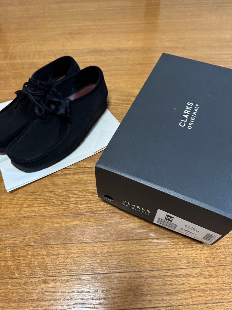 CLARKS ORIGINALS Wallabee ブラックスエード 7.5 Wallabee / メンズ ワラビー（ブラックスエード） -Clarks (クラークス