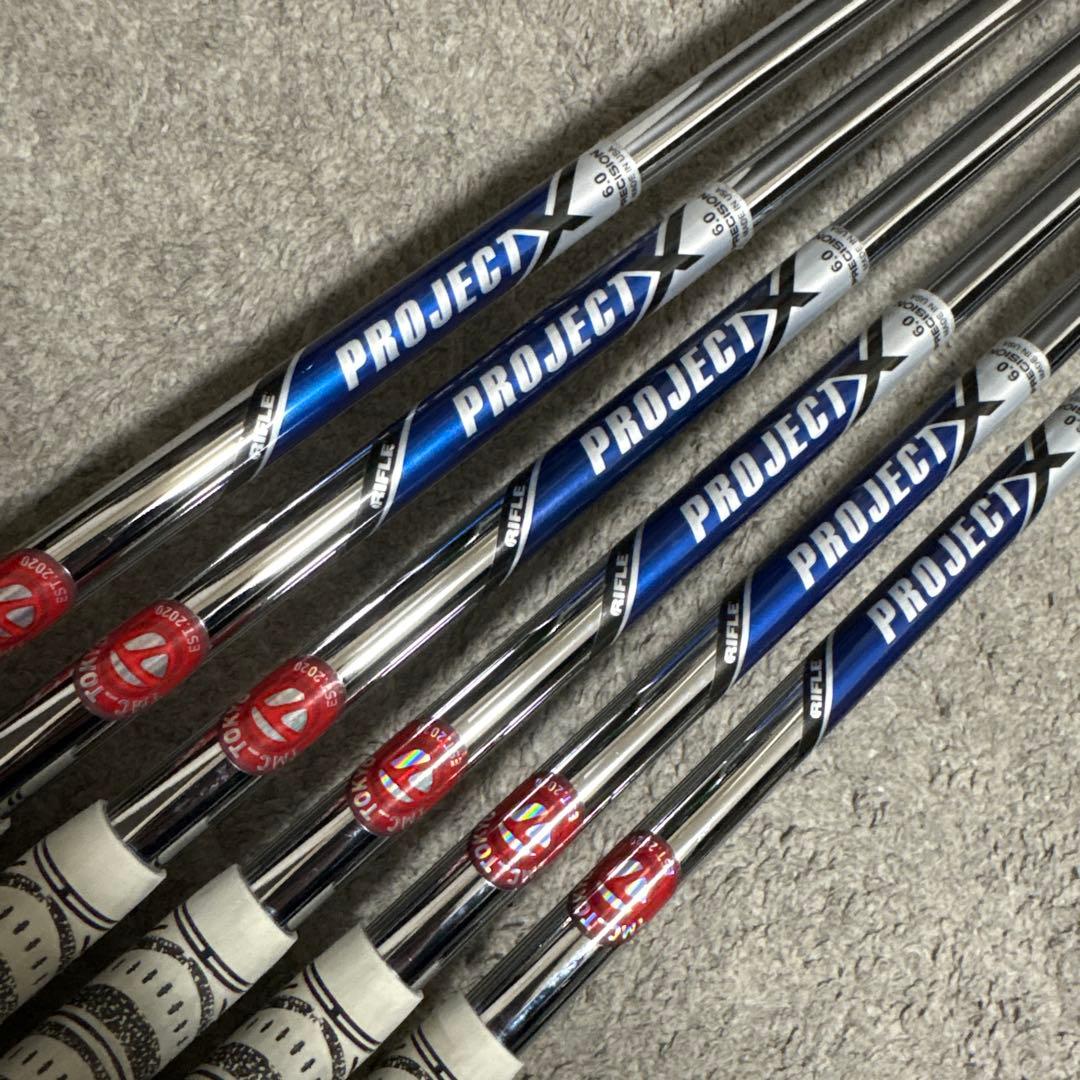 テーラーメイドアイアンP770 2023 projectx 6.0 カスタム品