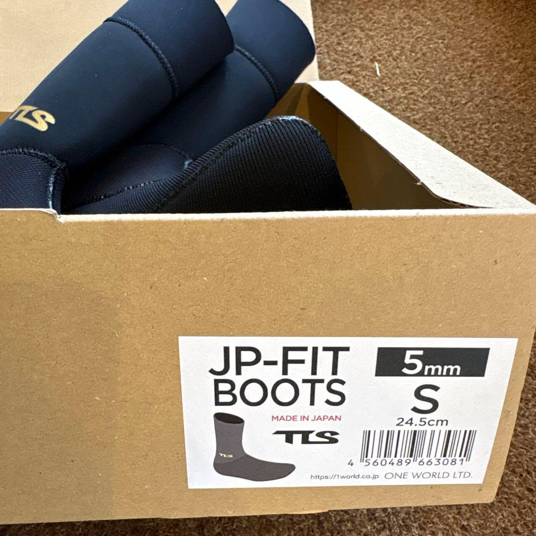 TLS JP-FIT BOOTS 5mm Sサイズ - サーフィン・ボディボード安い