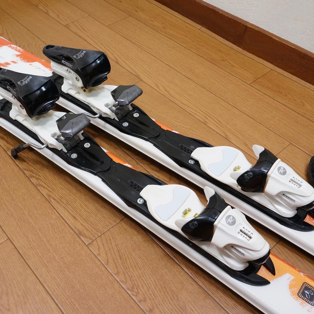 メンテ済 140cm靴26cm ROSSIGNOL中高生向きスキーセット おまけ-人気