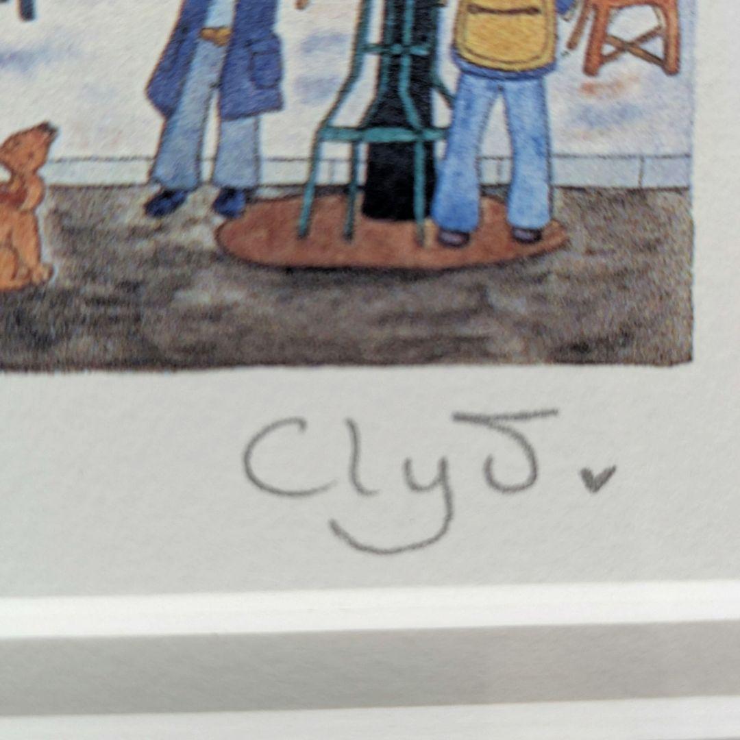 Clyv クリーブ 絵画 版画 フランス リトグラフ 限定品 直筆サイン入り
