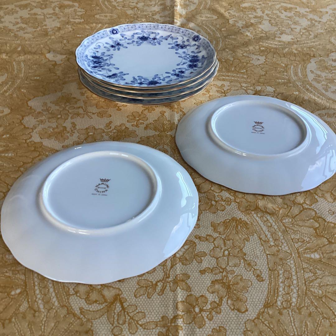 《NARUMIナルミ　ミラノ》ティータイムセット20cm皿6枚＆サービスプレート