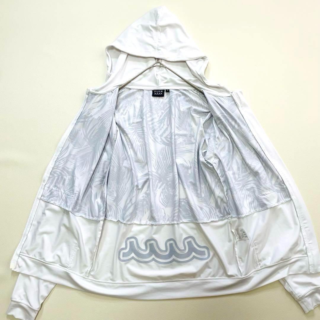 6163 6164【美品】ムータマリン 上下セット ボタニカル リーフ