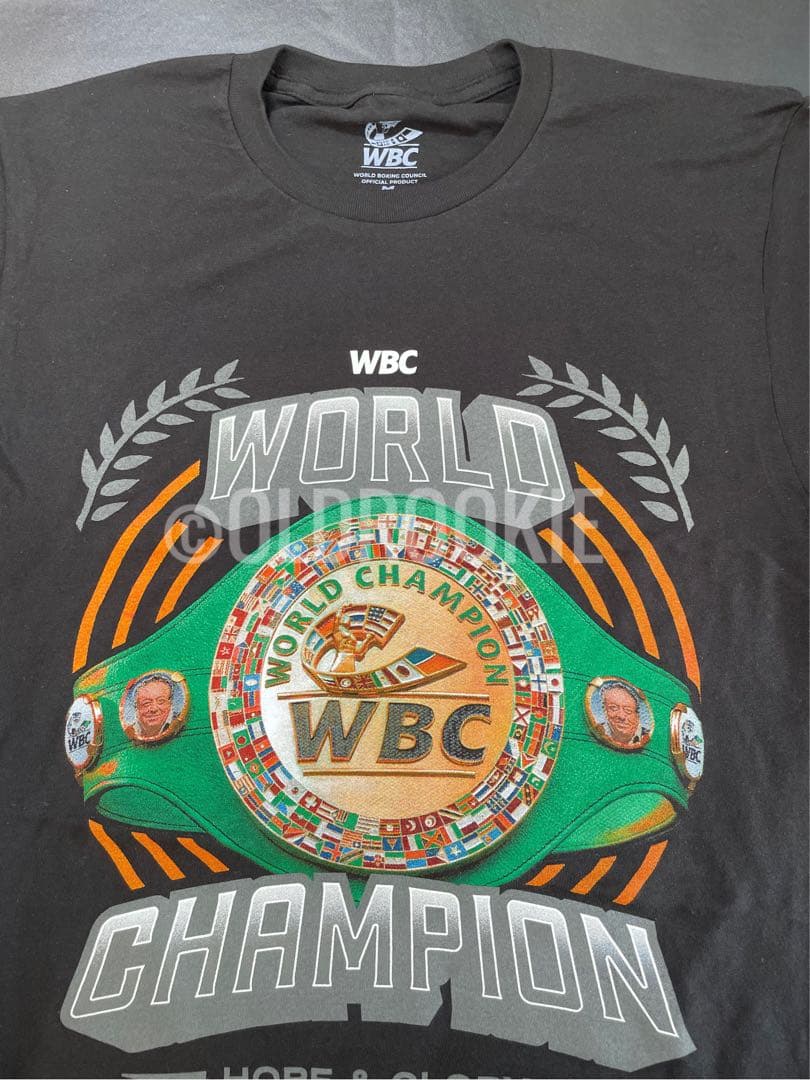 リヤドシーズン×WBCチャンピオンベルトTシャツ 2024年モデルwbc×リヤドシーズン チャンピオンTシャツ | Pay ID