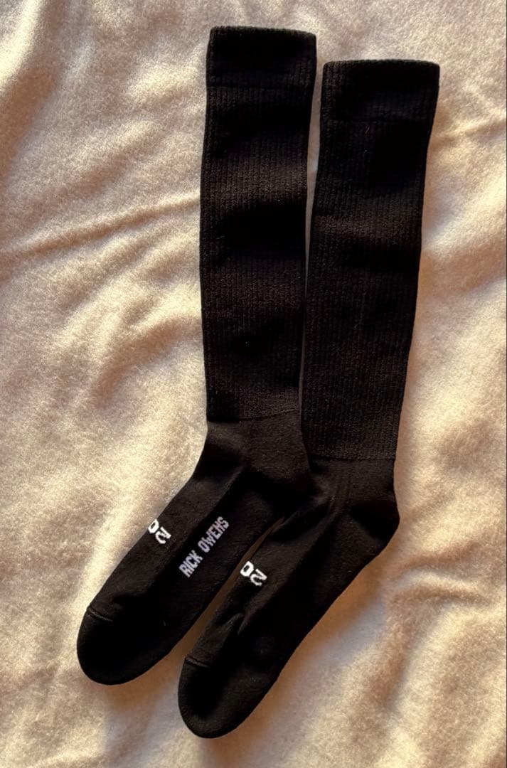 Rick Owens　リックオウエンス　黒ロングソックス　新品　無敵コーデに 楽天市場】リックオウエンス ダークシャドウ Rick Owens DRKSHDW 19SS