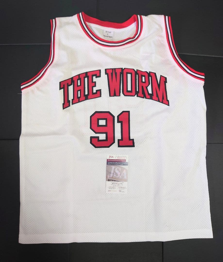 nba サイン入りユニフォームロッドマン
