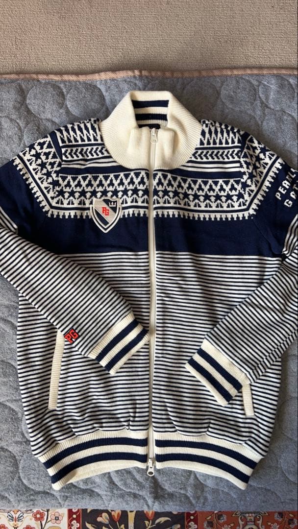 PG パーリーゲイツ ニットジャケット サイズ１ PEARLY GATES パーリーゲイツ ニットジャケット ブラック系 5 ゴルフ