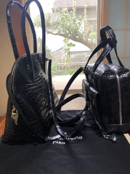 名門 ミッシェルアドルフ Michel Adolphe 最高級クロコダイルバッグ