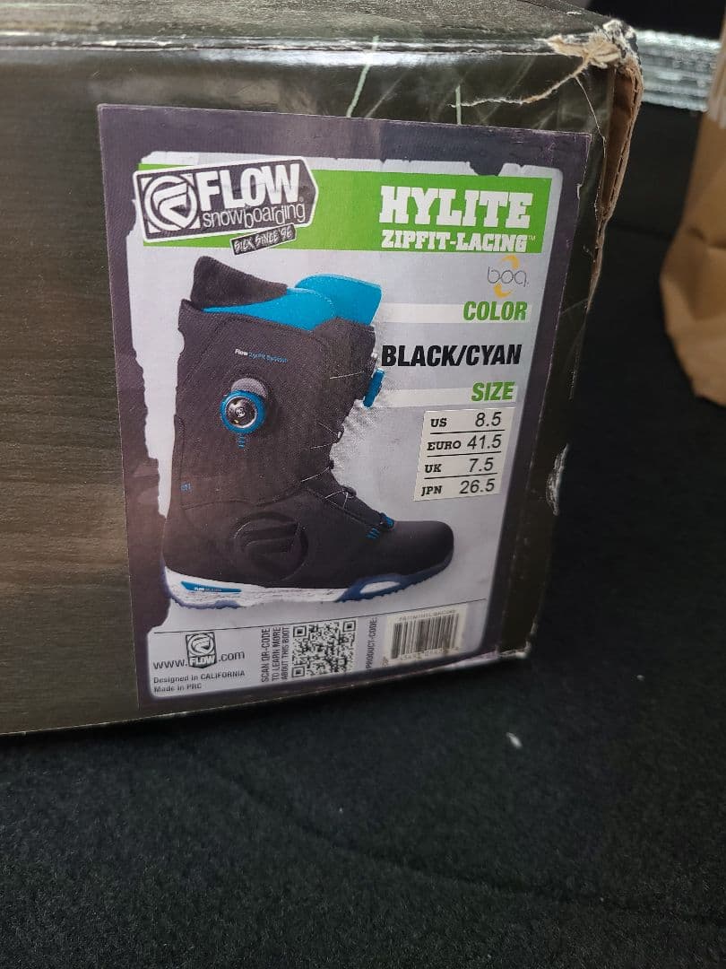 5回使用 メンズ 27cm FLOW TCU スノーボードレースブーツ 5回使用