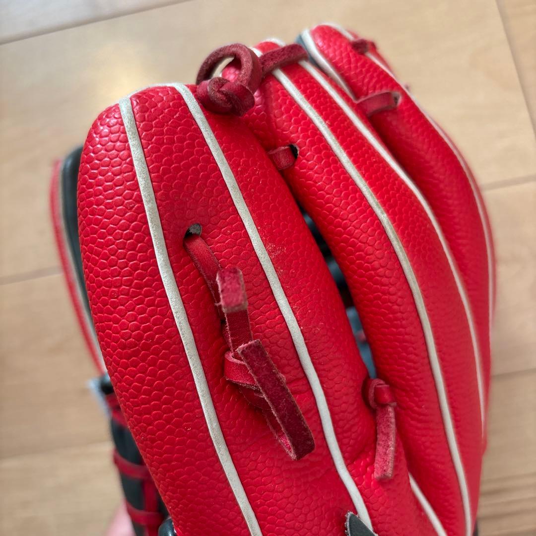 本当に 安いスポーツ - Wilson 軟式グローブ レッド 赤 紺 N110721965