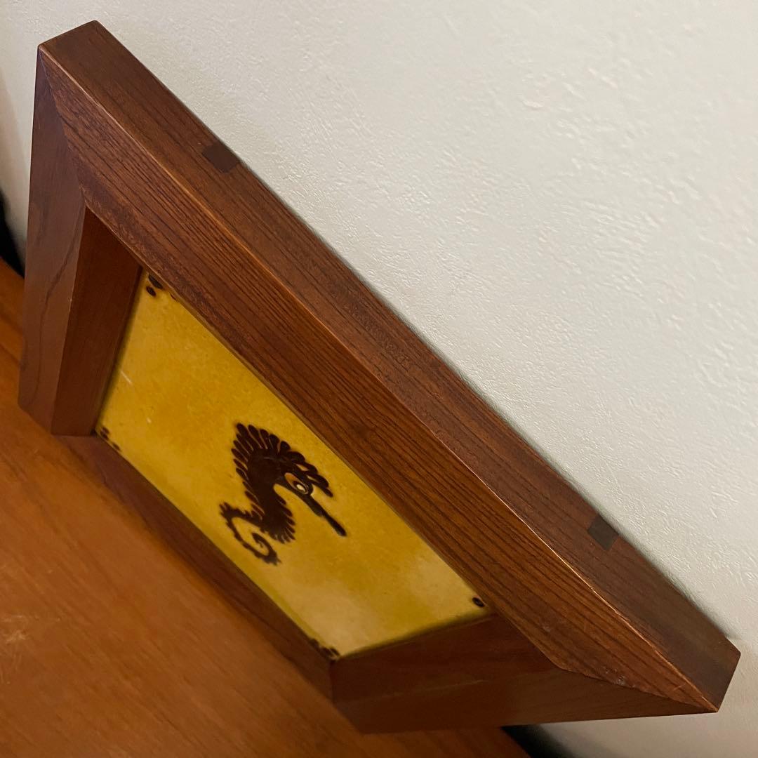 舩木研兒 舩木研児 船木研児 タツノオトシゴ 陶板画 民藝 骨董