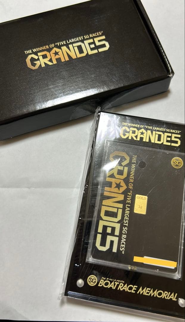 西*人様 ボートレース GRANDES 555キャンペーン 純金1gカード - メルカリ