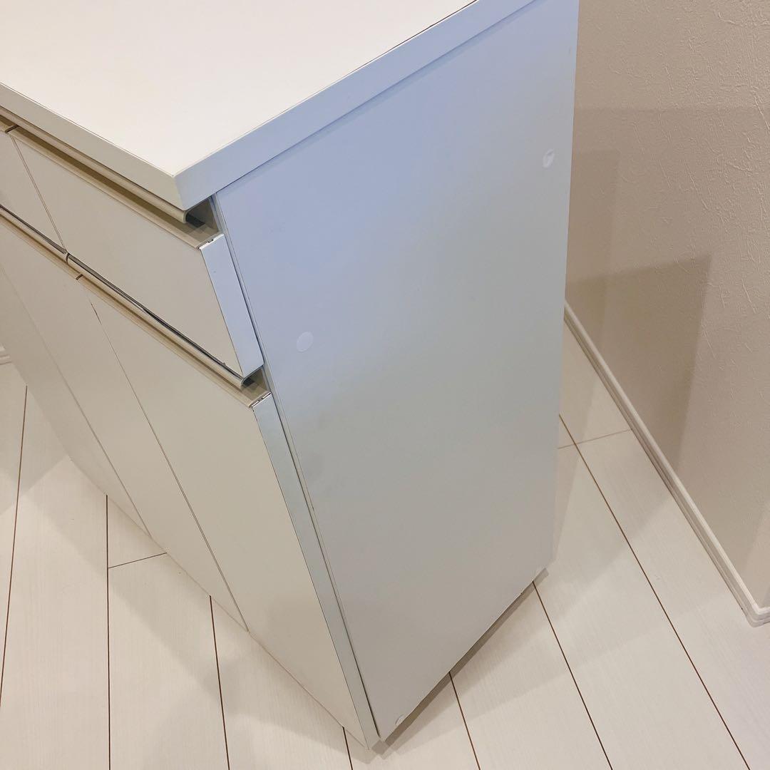 完成品 ニトリ 分別ペール付きキッチンボード ゴミ箱 ペールカウンター