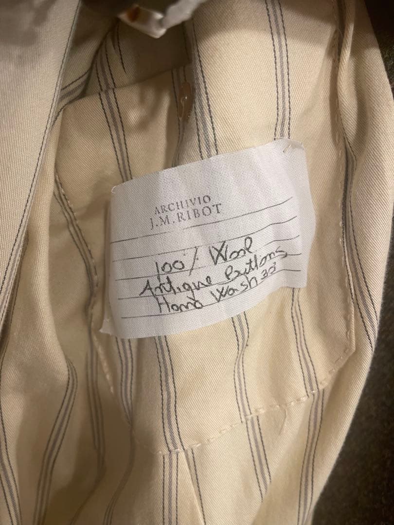【極希少・新品未使用】ARCHIVIO J.M.Ribot ツイードダブルコート