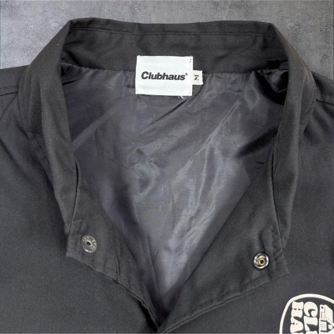 美品 Clubhaus×FIVETREES ゴルフ コーチジャケット 黒 M