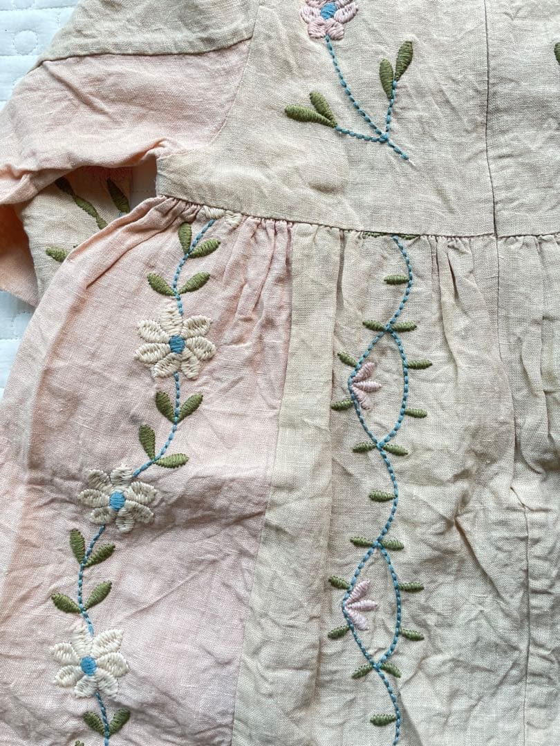 Apolina 刺繍入り長袖ワンピース 3-5y - メルカリ