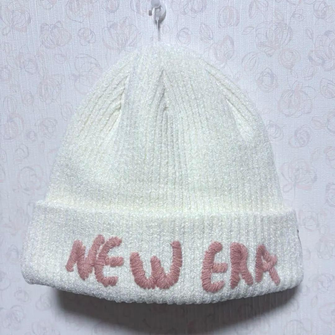 NEWERA ベーシック カフニット モールヤーンニット ホワイト シュント