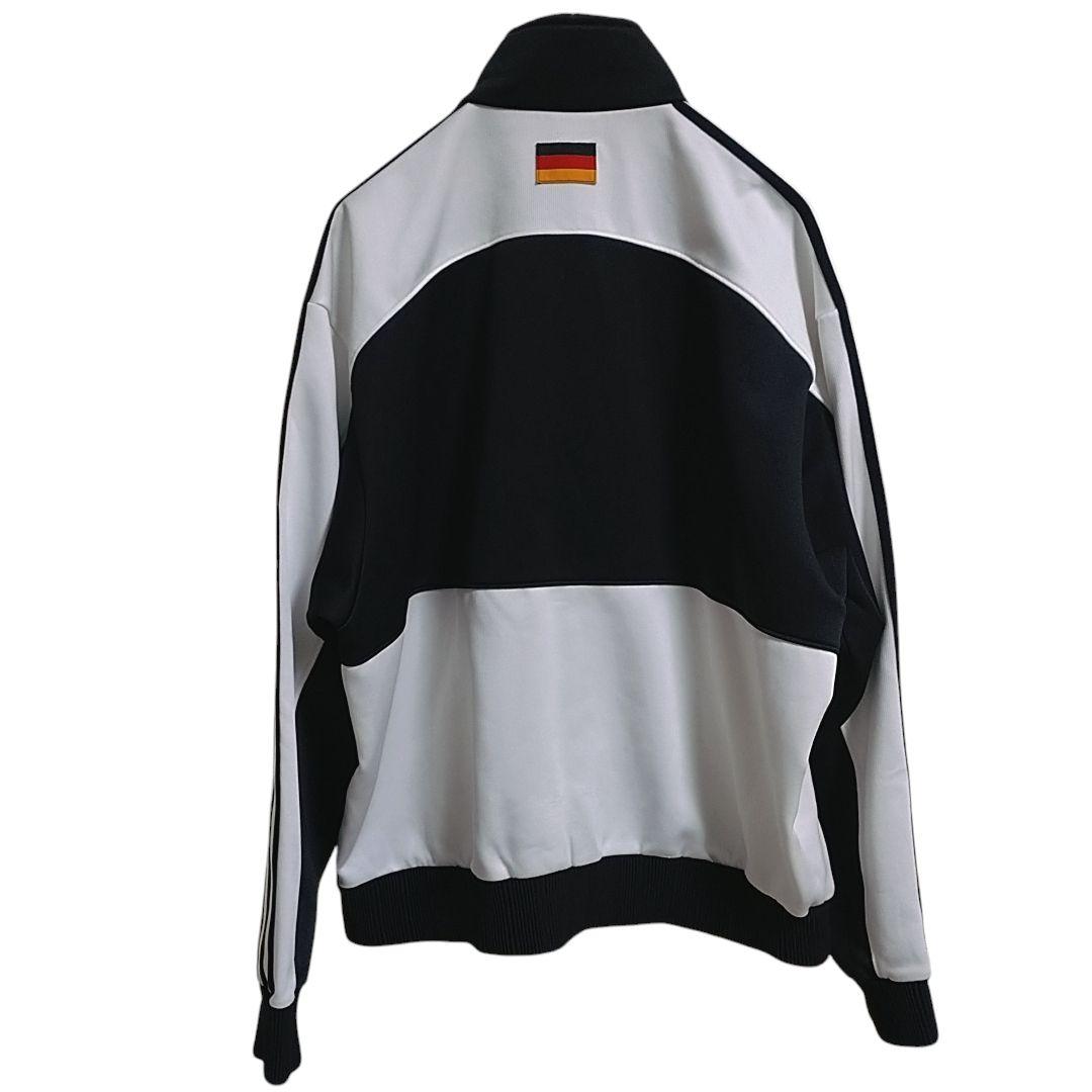 アディダス 90s ドイツ代表 トラックジャケット XOサイズ 黒 白