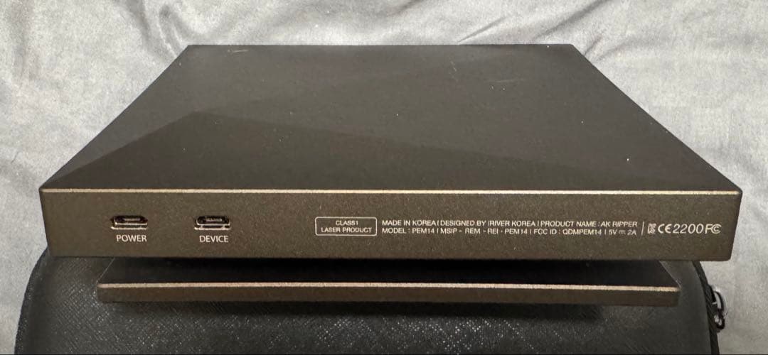 ak cd-ripper CDリッパー microB usbケーブル ポーチ - ポータブル