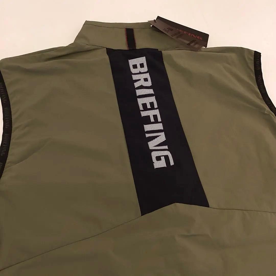 新品　BRIEFING　正規品　MENS WIND VEST オリーブM MEN'S POCKETABLE WIND VEST（メンズ ポケッタブルウィンドベスト