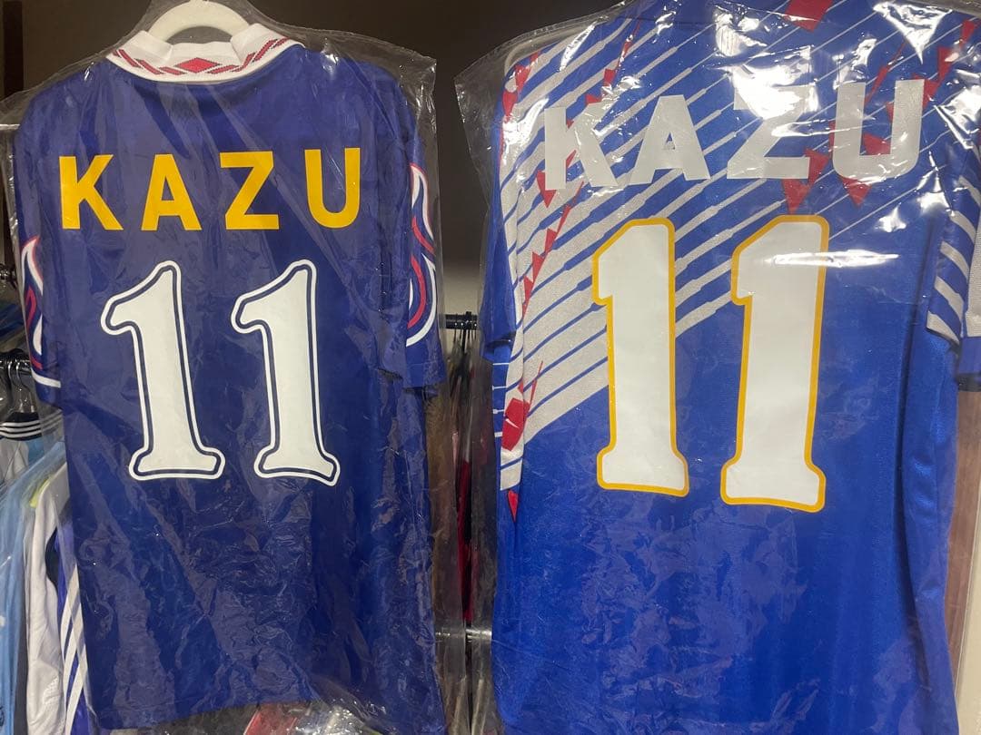 日本代表ユニフォーム 炎ドーハセット カズ