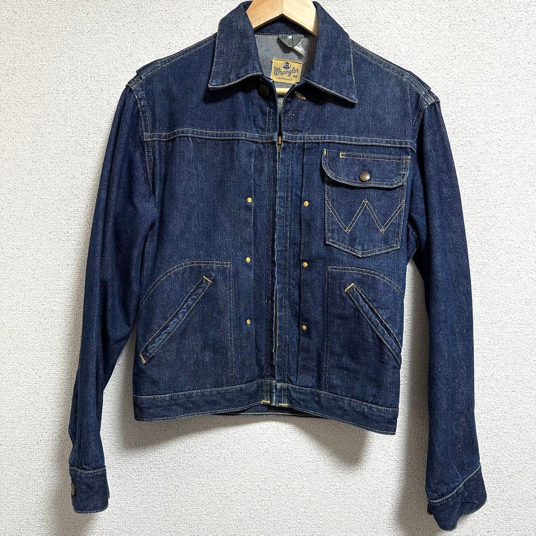 50s WRANGLER ラングラー 11MJZ デニム Gジャン - メルカリ