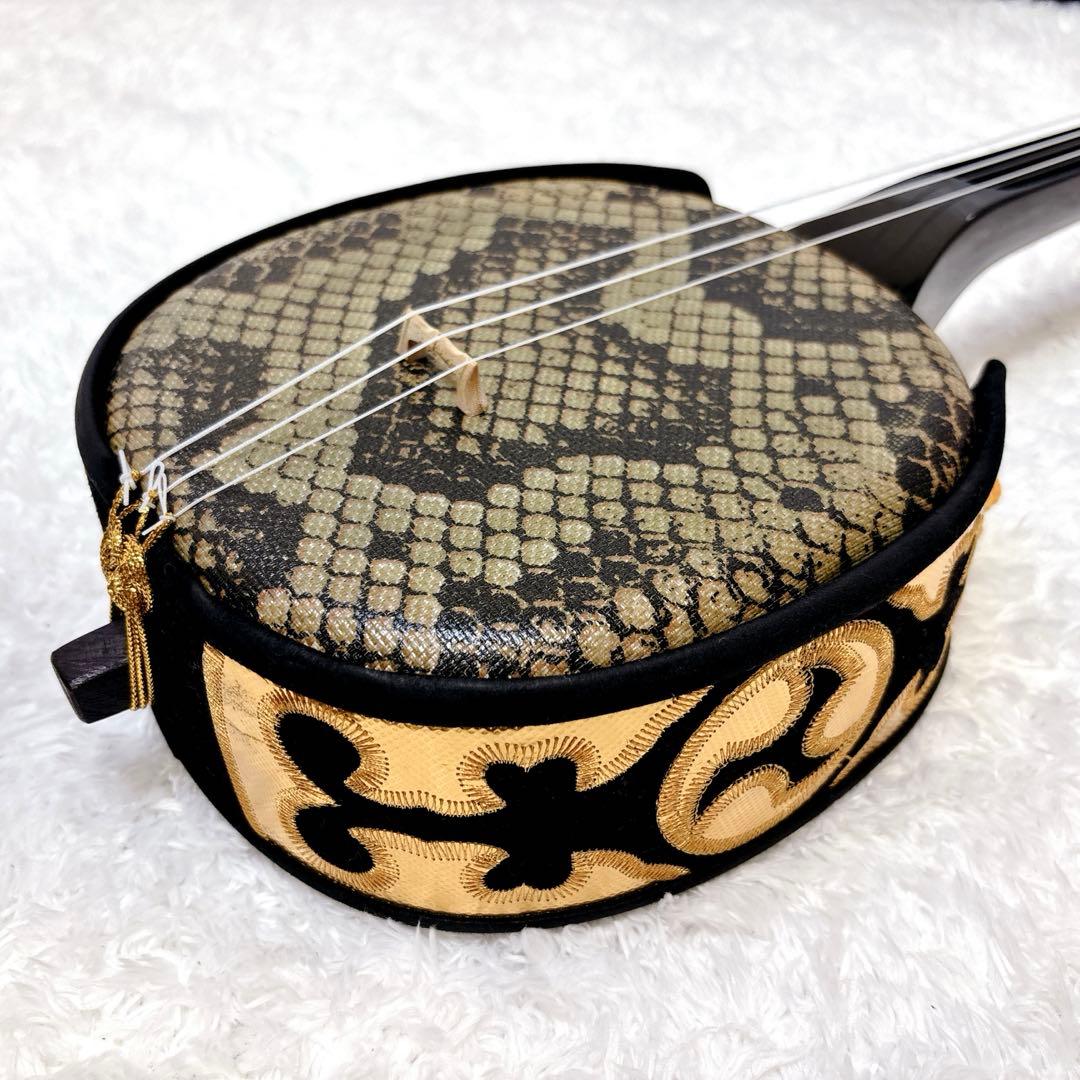 沖縄三線 ソフトケース 爪 替え弦付き 初心者 入門 弦楽器 和楽器 人工