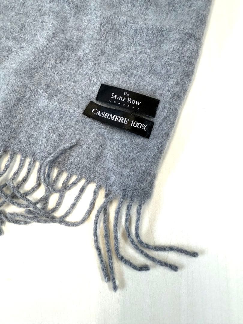Savile Row サヴィルロウ カシミヤ マフラー - メルカリ