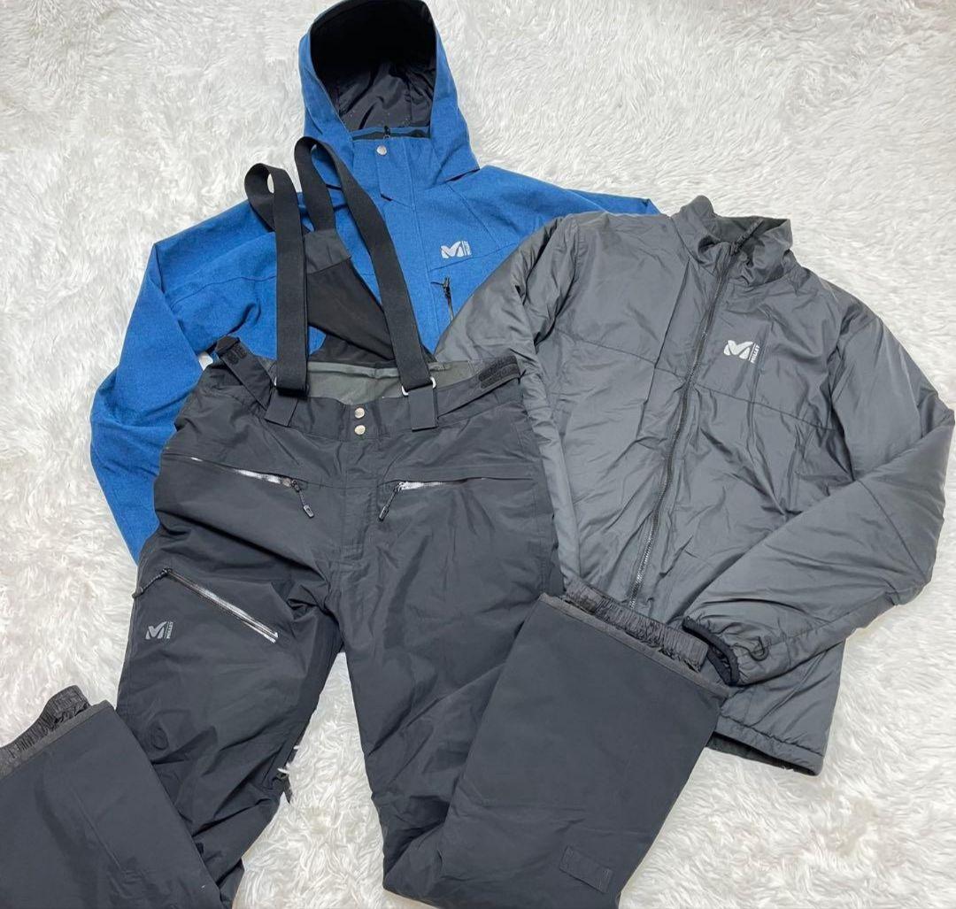 最高峰 ミレー millet セットアップ dry edge pobeda 3 MILLET（ミレー） ポベダ 3in1 ジャケット(3way) MIV03122 POBEDA