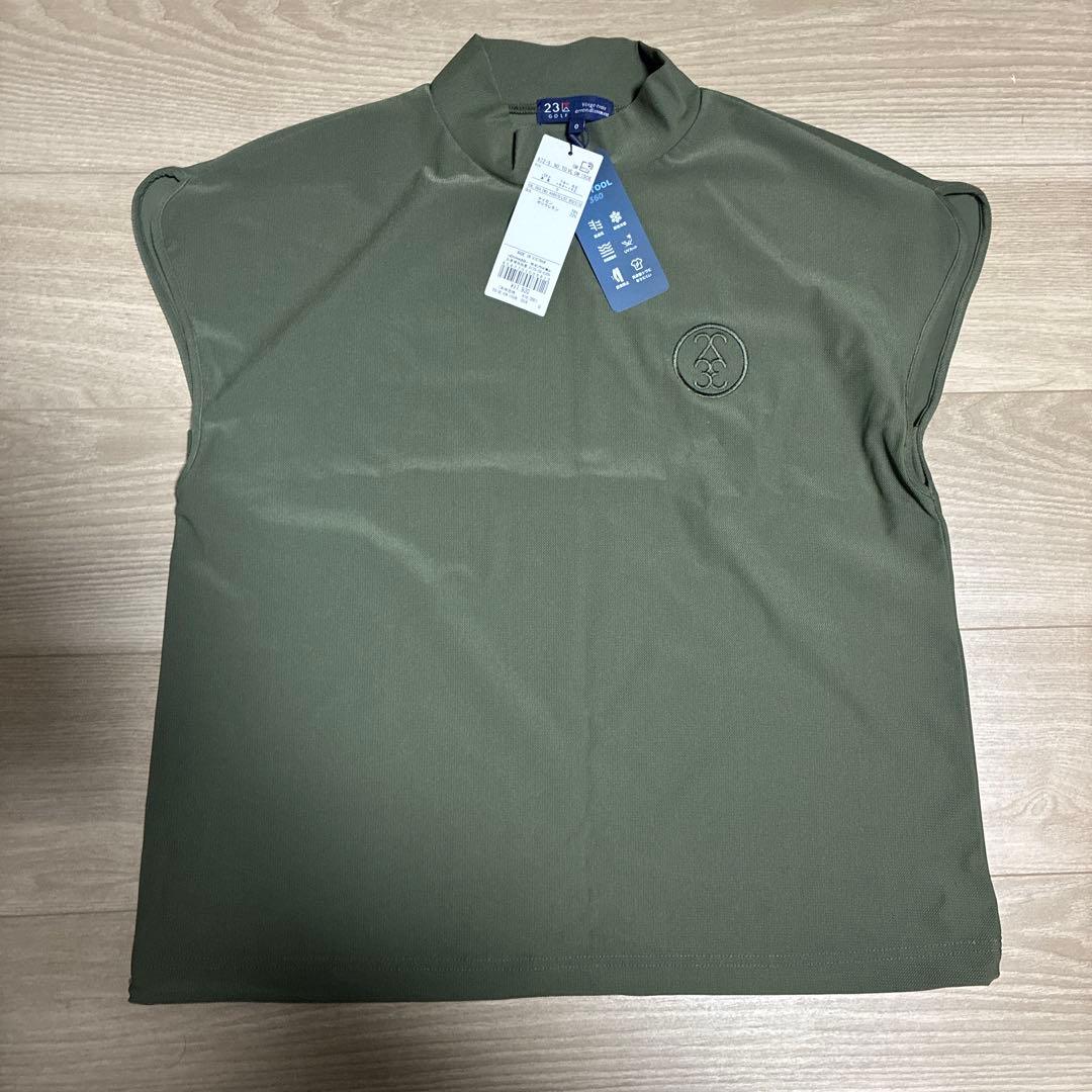 23区ゴルフ　モックネック　春夏メッシュ MEN】【吸水速乾／UVカット】ストレッチメッシュモックネック