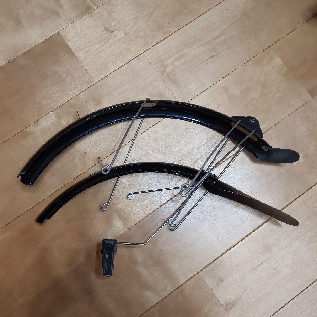 ブロンプトン　P LINE 新車取外し　フェンダー前後 BROMPTON P Lineのフェンダーを外してEタイプ化。P Lineはリアホイール