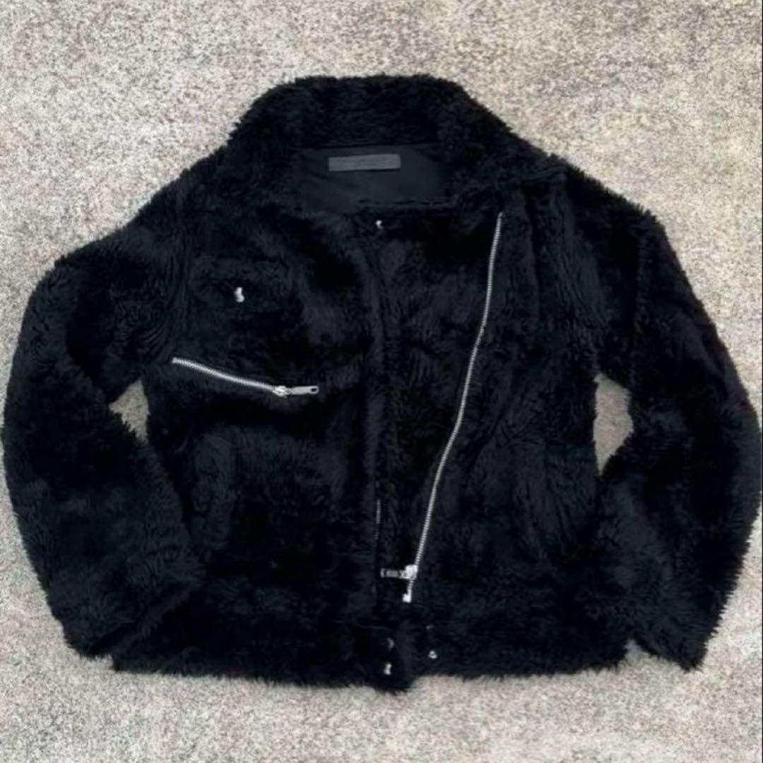00s archive fur jacket opium grunge archive y2k furjacket opium