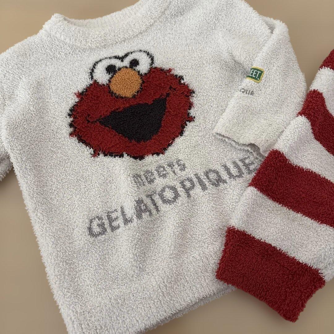 大人気】ジェラートピケ キッズ エルモ セサミストリート XXS 90-100