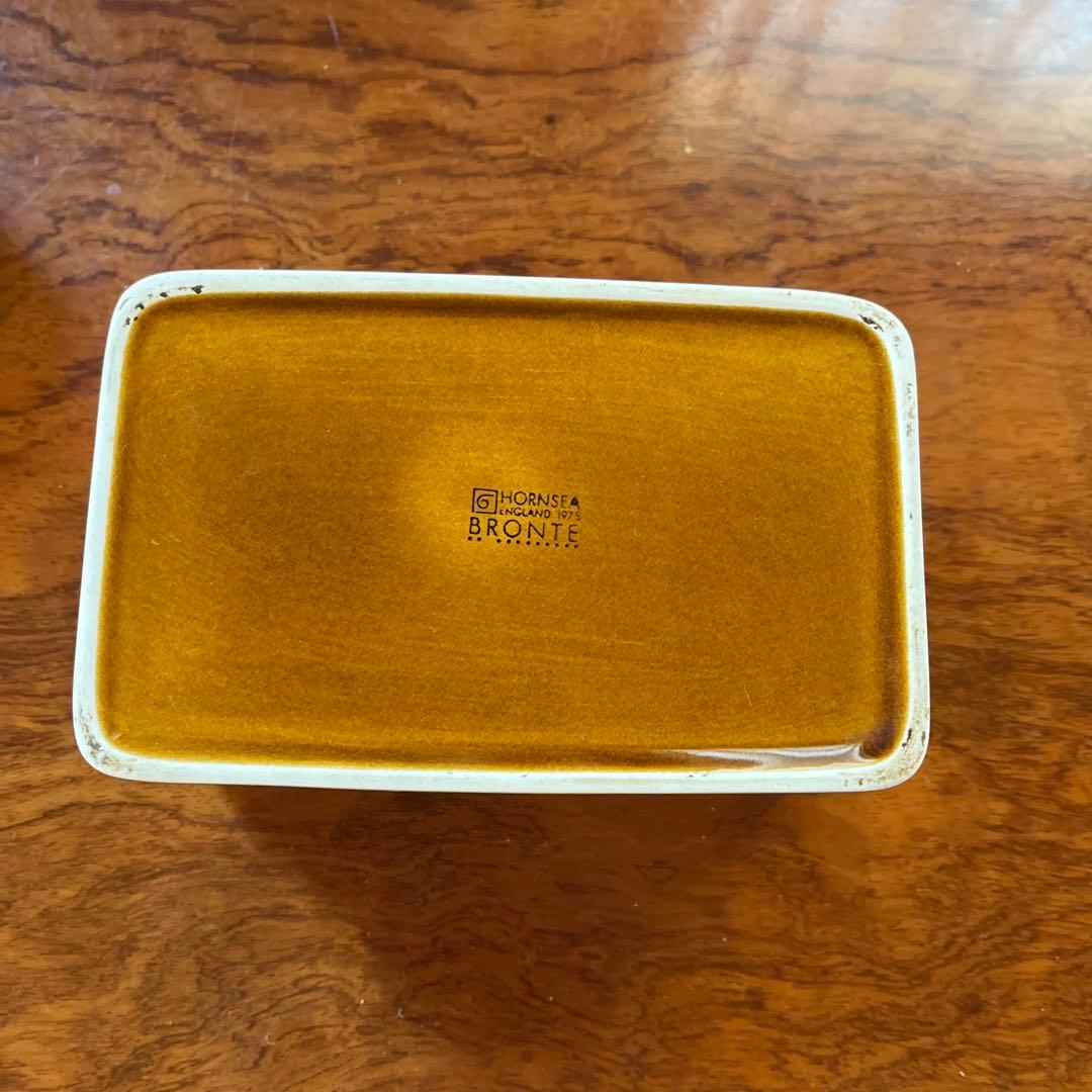 昭和レトロ ￼￼HORNSEA ホーンジービンテージバター入れ 英国製1975